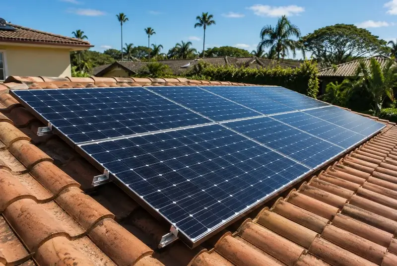 Installation de panneaux solaires à Sorbets
